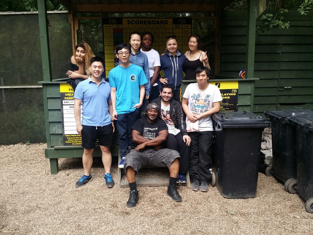Dragon TaekwonDo students and Grand Master Charles Duah on a club trip